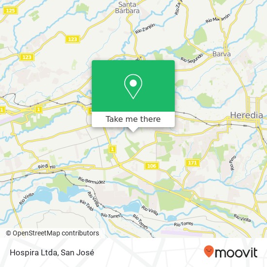 Hospira Ltda map