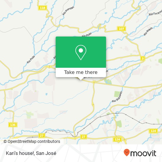 Kari's house! map