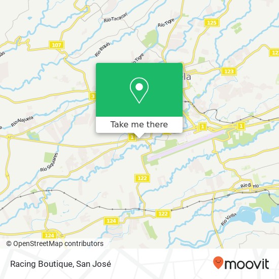 Racing Boutique map