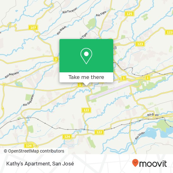 Kathy's Apartment map
