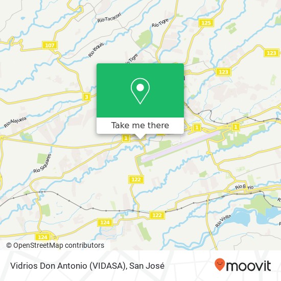 Vidrios Don Antonio (VIDASA) map