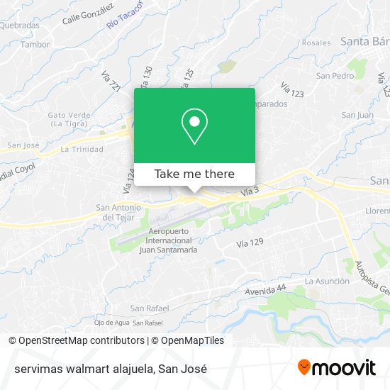 servimas walmart alajuela map