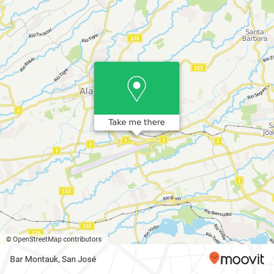 Mapa de Bar Montauk