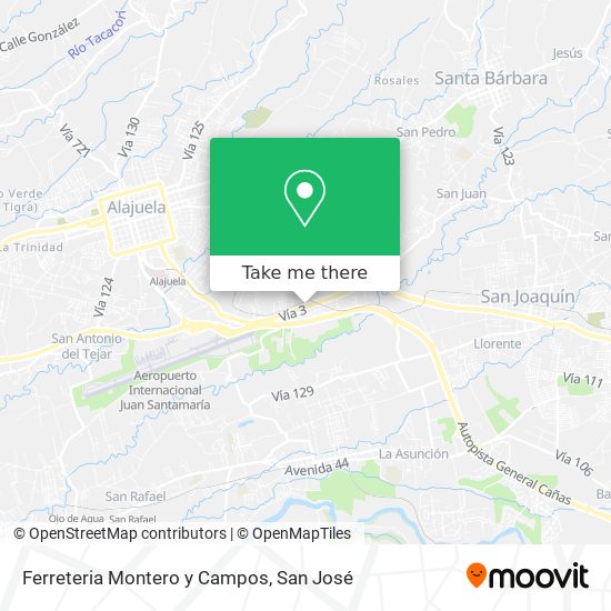 Ferreteria Montero y Campos map