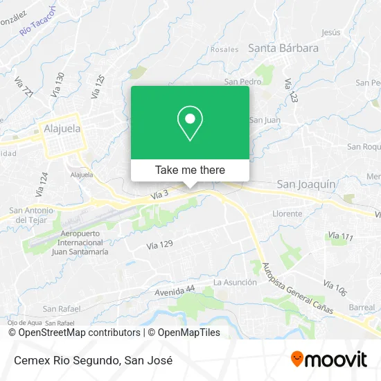 Cemex Rio Segundo map