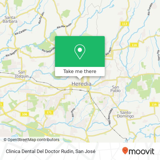 Clinica Dental Del Doctor Rudin map