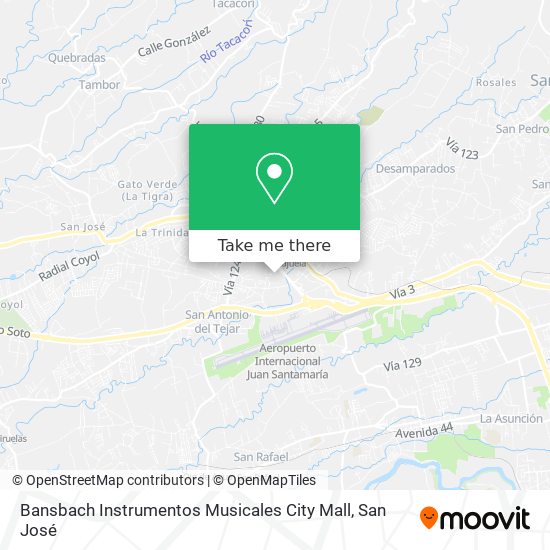 Bansbach Instrumentos Musicales City Mall map