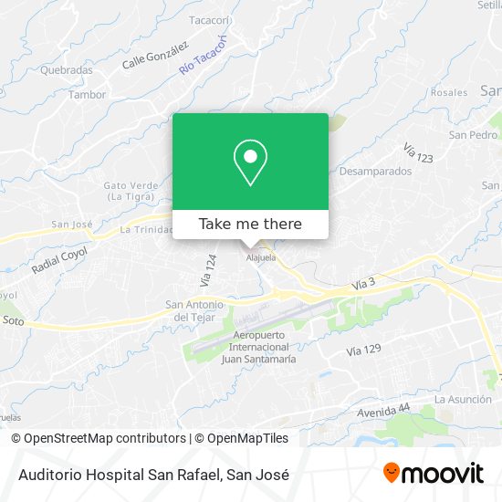 Auditorio Hospital San Rafael map