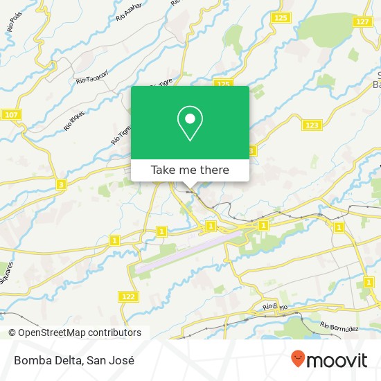 Bomba Delta map