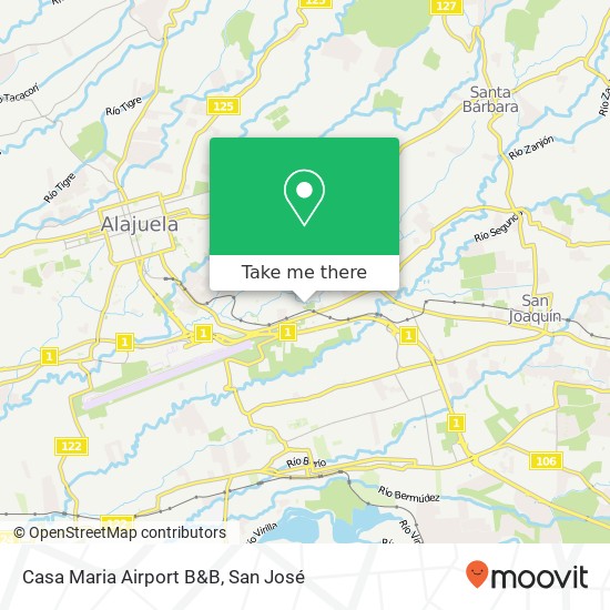 Mapa de Casa Maria Airport B&B