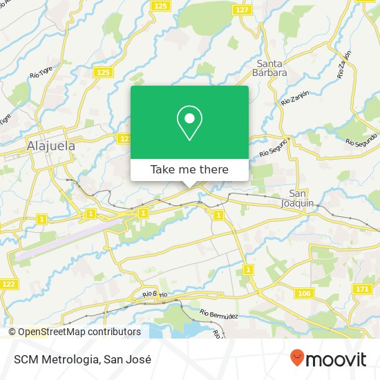 SCM Metrologia map
