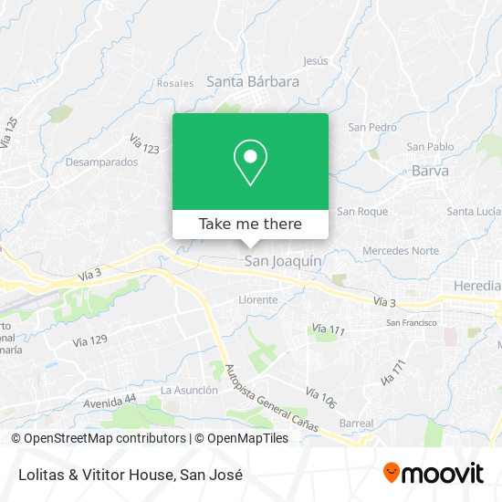 Lolitas  & Vititor House map