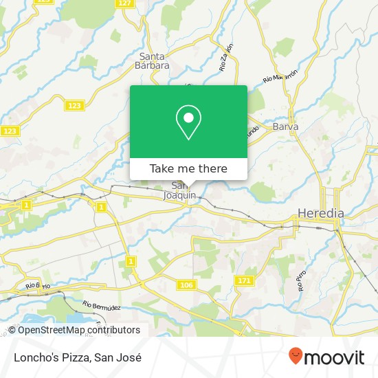 Mapa de Loncho's Pizza