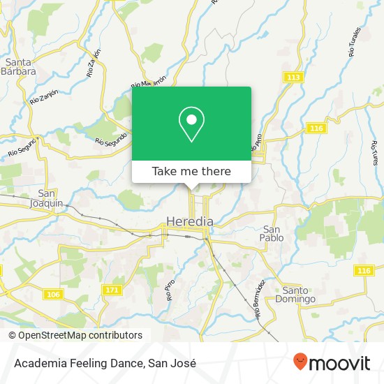 Academia Feeling Dance map