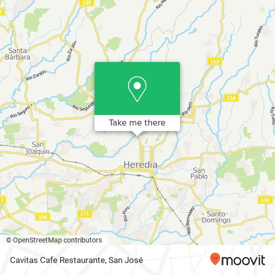 Cavitas Cafe Restaurante map