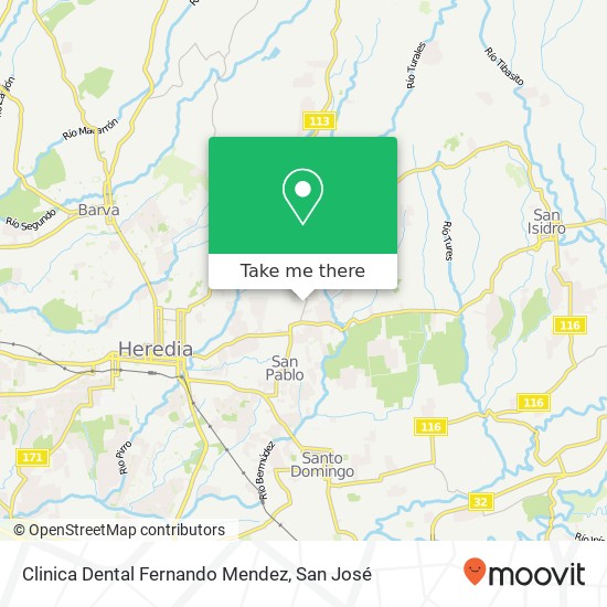 Clinica Dental Fernando Mendez map