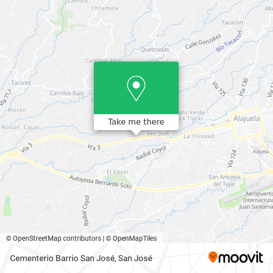 Cementerio Barrio San José map