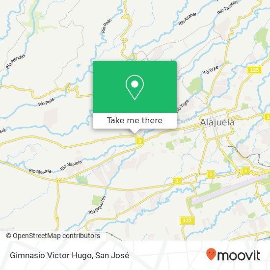 Gimnasio Victor Hugo map