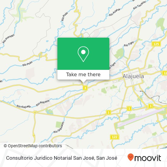 Consultorio Juridico Notarial San José map