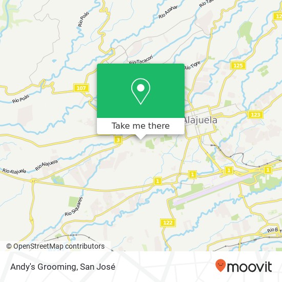 Andy's Grooming map