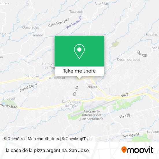 la casa de la pizza argentina map