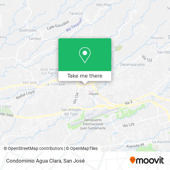 Condominio Agua Clara map