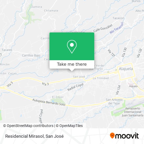 Residencial Mirasol map