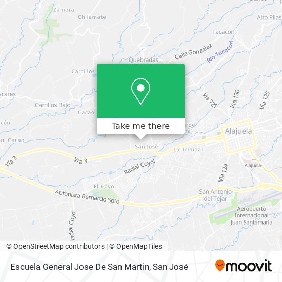 Escuela General Jose De San Martin map