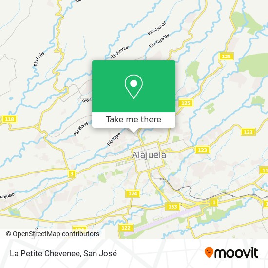 La Petite Chevenee map