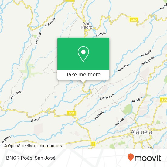 BNCR Poás map