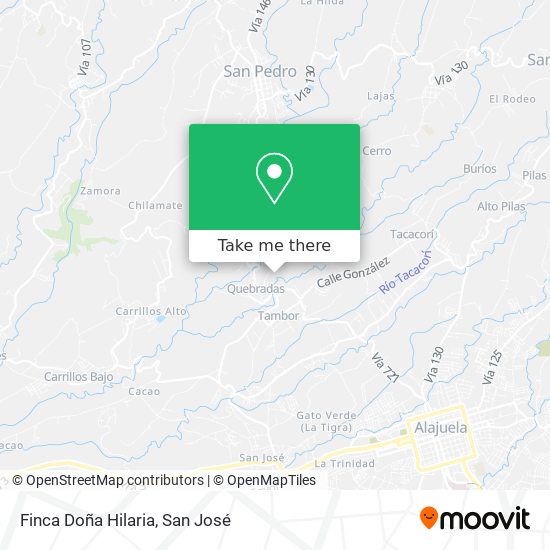 Mapa de Finca Doña Hilaria