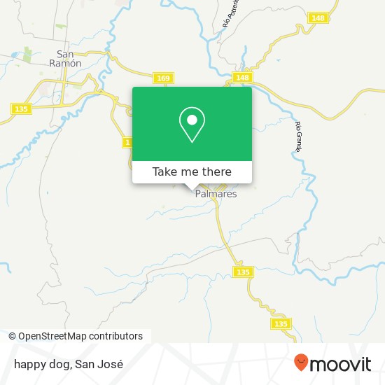 happy dog map