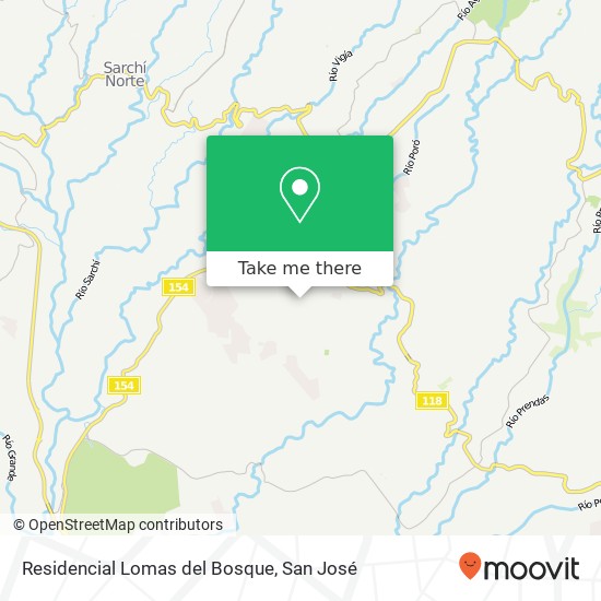 Mapa de Residencial Lomas del Bosque