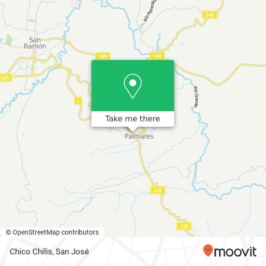 Chico Chilis map