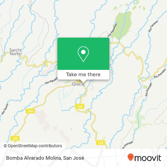 Bomba Alvarado Molina map