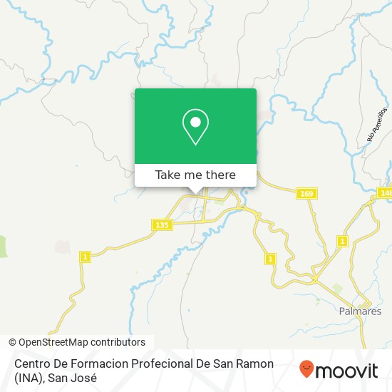 Centro De Formacion Profecional De San Ramon (INA) map