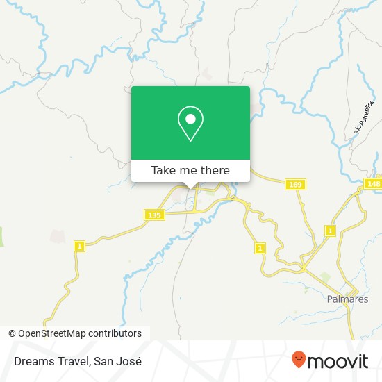 Dreams Travel map