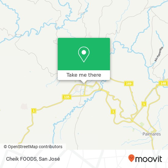 Cheik FOODS map