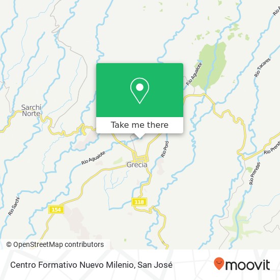 Centro Formativo Nuevo Milenio map