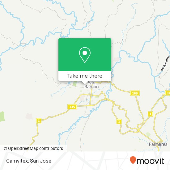 Camvitex map