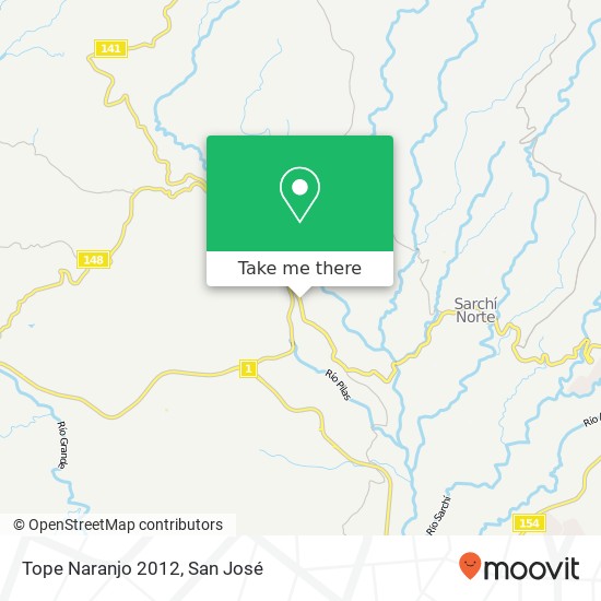 Tope Naranjo 2012 map