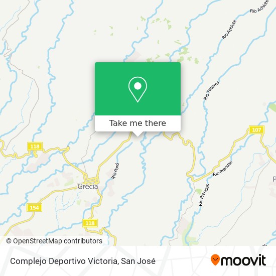 Complejo Deportivo Victoria map