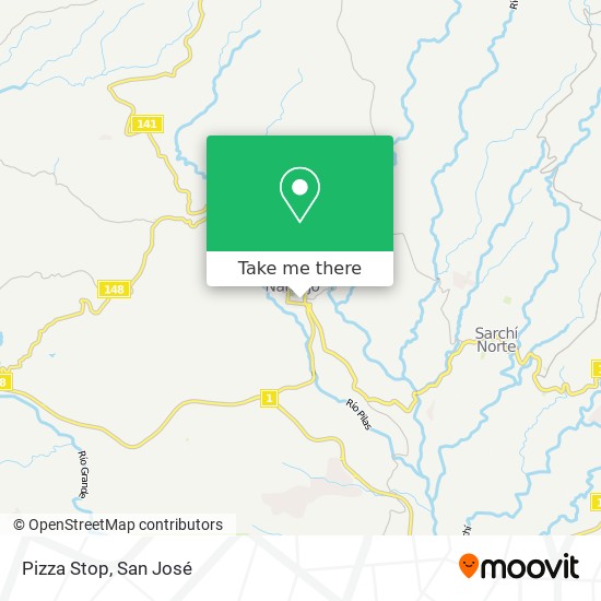Pizza Stop map