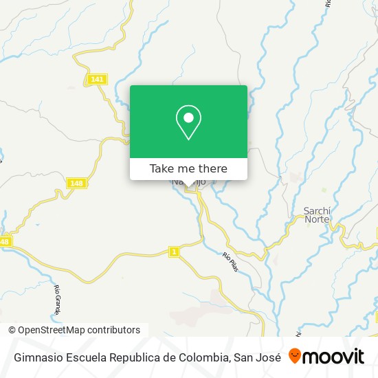 Gimnasio Escuela Republica de Colombia map