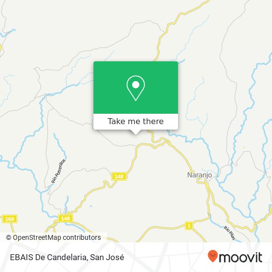 EBAIS De Candelaria map