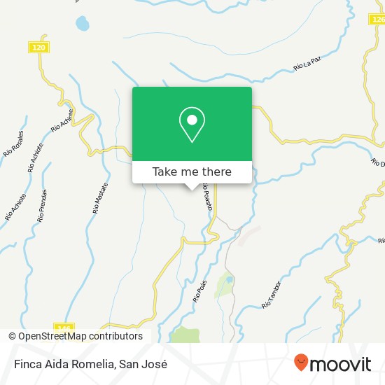Finca Aida Romelia map