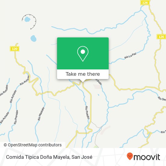 Comida Típica Doña Mayela map