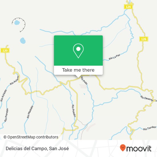 Delicias del Campo map