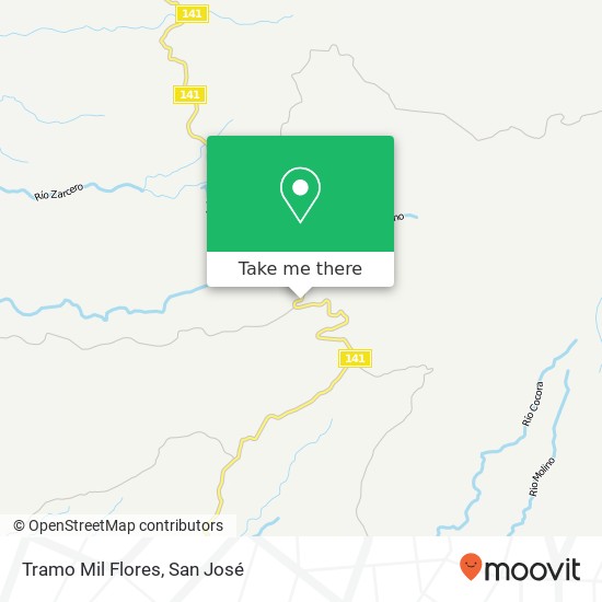 Tramo Mil Flores map