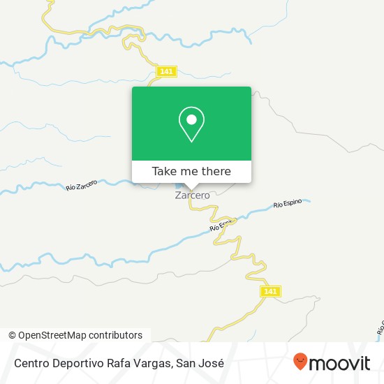 Centro Deportivo Rafa Vargas map